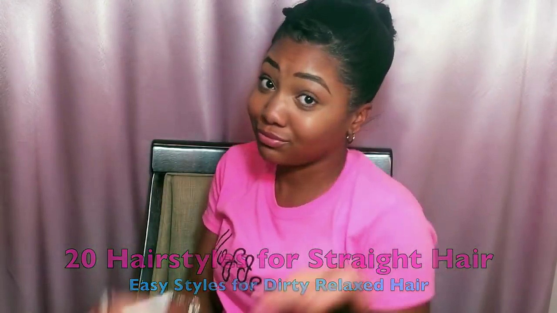 20 Hairstyles For Straight Dirty Relaxed Hair Video Dailymotion