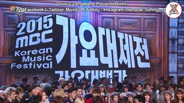 [31.12.2015] Monsta X - Shownu'nun 2016 İçin Dilekleri - MBC Gayo Daejun (Türkçe Altyazılı)