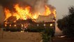 wildfires in california  - california fire video