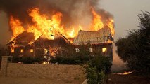 wildfires in california  - california fire video