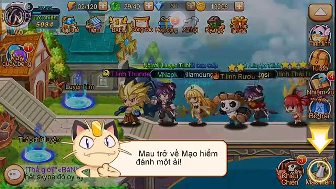 Game Mobile Tinh Linh Đại Chiến - Thể Loại Nhập Vai Pokemon