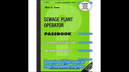 Sewage Plant Operator(Passbooks)