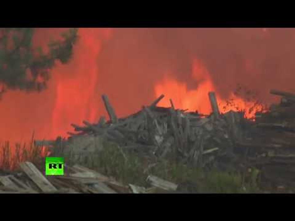 RAW: Wildfires sweep through Portugal as country endures severe drought