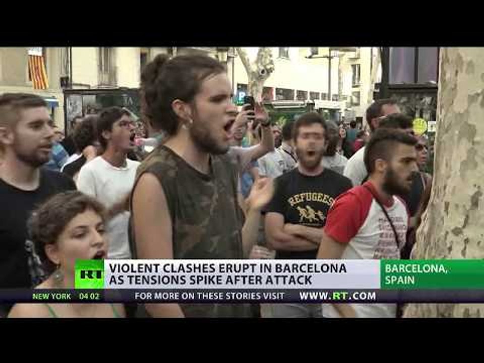Terror & Tensions: Violent clashes spark in Barcelona as brawls spike after attack