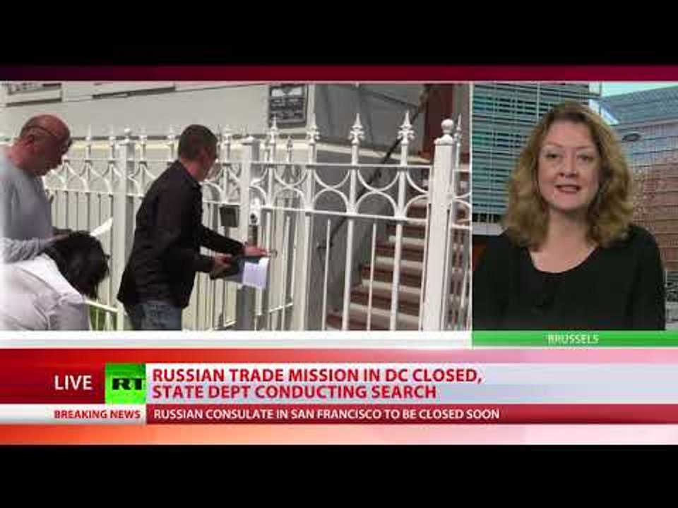 'Violation of international law': Russian trade mission in DC closed, searches ongoing