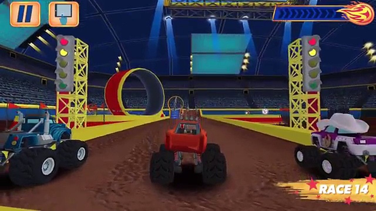 Blaze and the Monster Machines - Racing Game | MONSTER DOME #3 By Nickelodeon