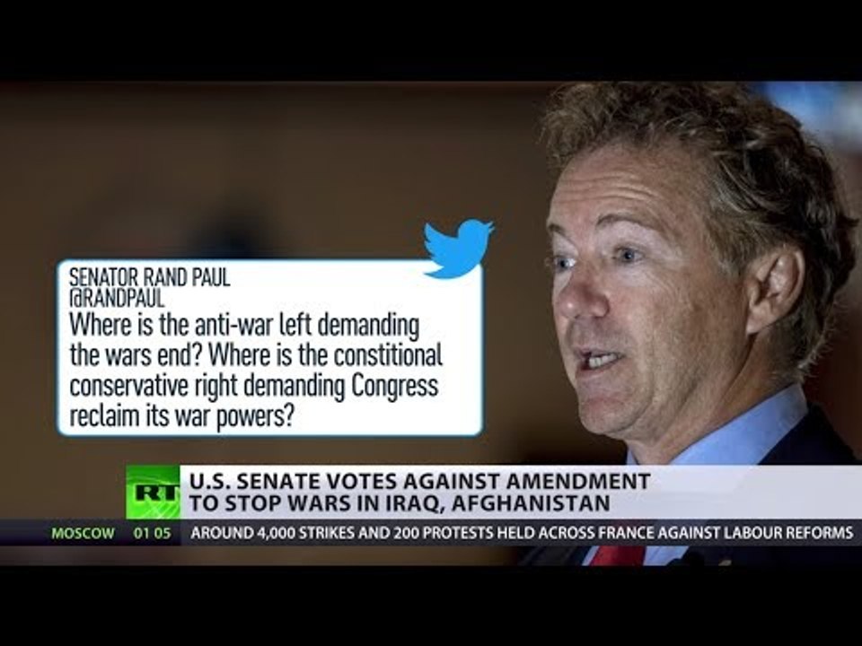 Anti-war amendment killed: 'Endless' war in Iraq & Afghanistan will continue