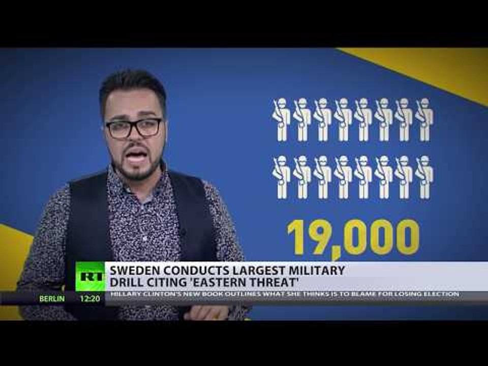 War Games: Sweden conducts largest military drills citing ‘Eastern threat’