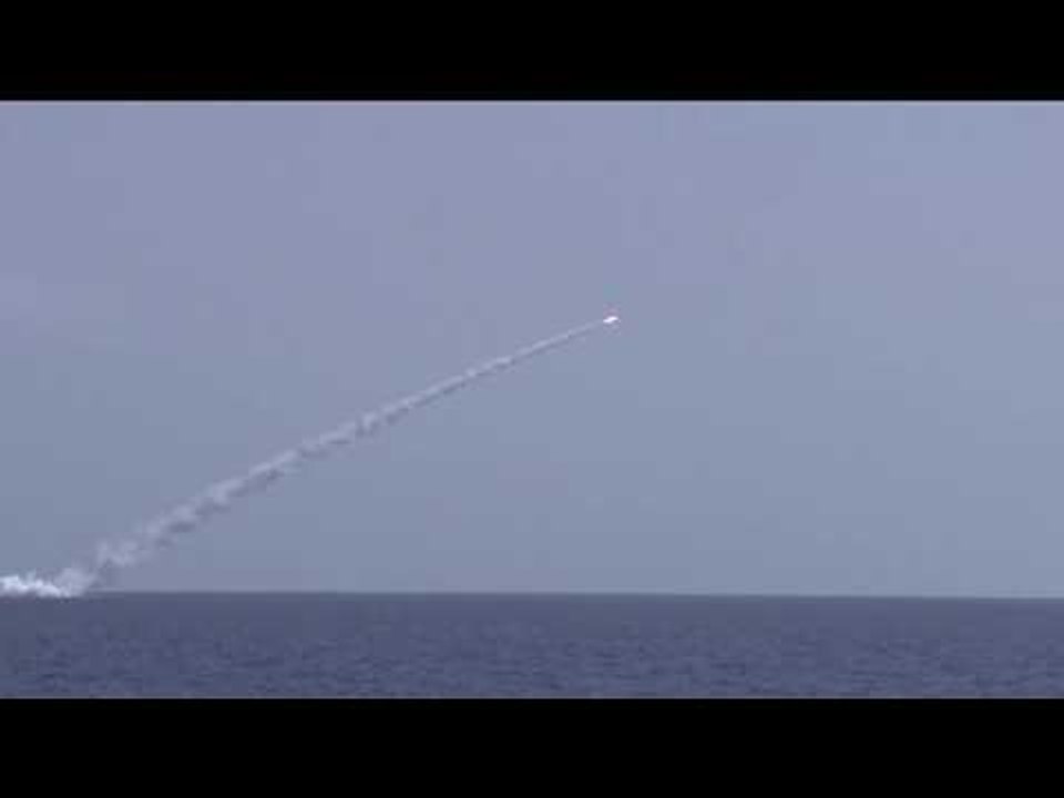 Cruise missiles target ISIS positions in Syria from Russian submarines in Med