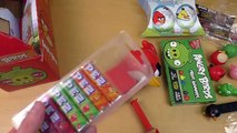 Gigantic Angry Birds PEZ Candy Roll Dispenser & Surprise Eggs & Fruit Gummies