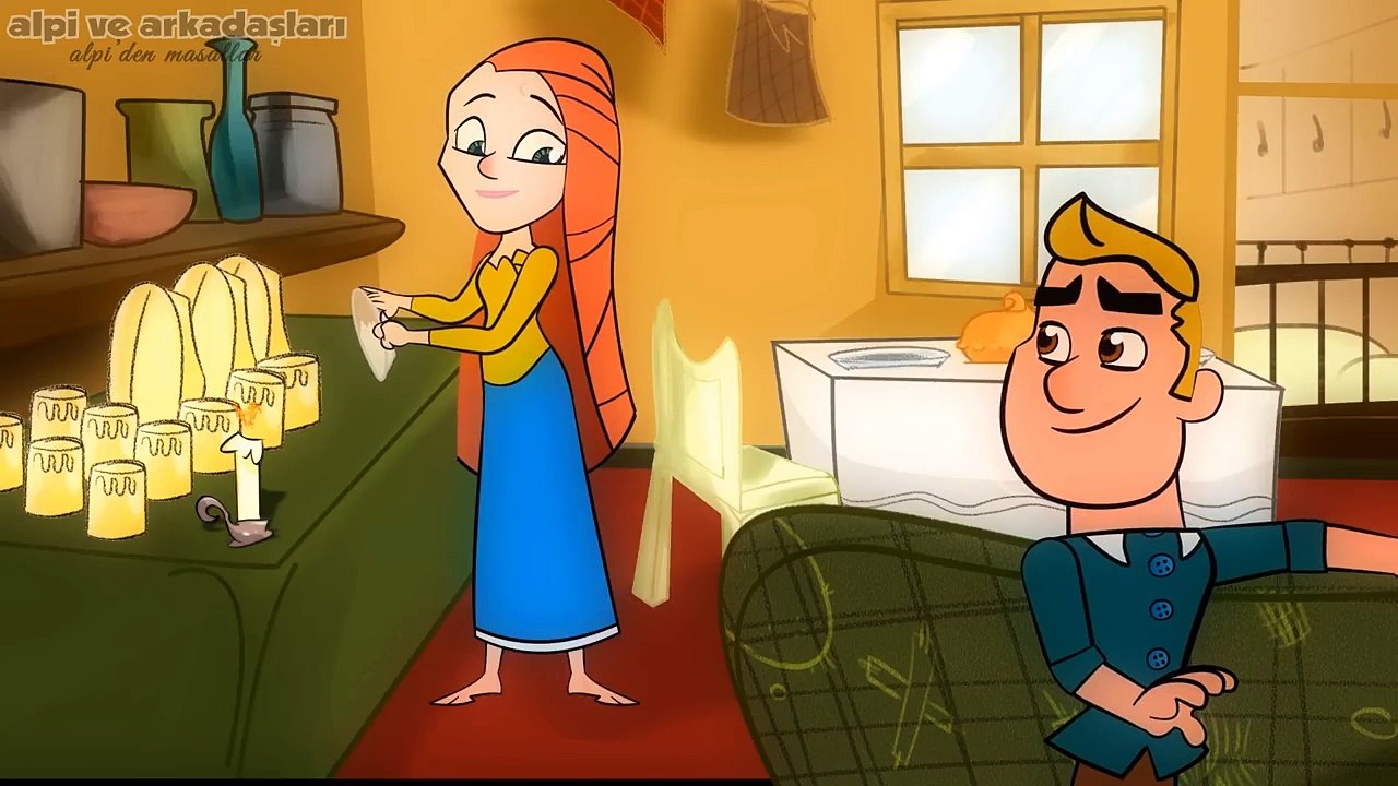 Rapunzel Masalı - Türkçe Dublaj Çizgi Film Masal | Alpiden Masallar