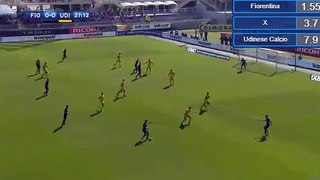 Cyril Thereau Goal HD - Fiorentina 1-0 Udinese 15.10.2017