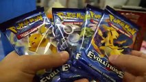 Pokémon Evolutions Prerelease - Opening 7 Packs of XY Evolutions!!