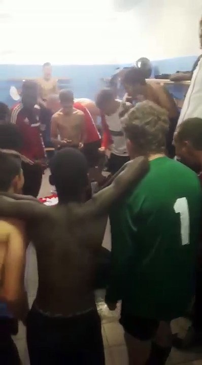 Cri de victoire des U17 contre Marignier Sport