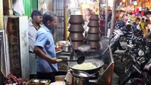 Chicken fried rice preparation for 30 people - Indian street food