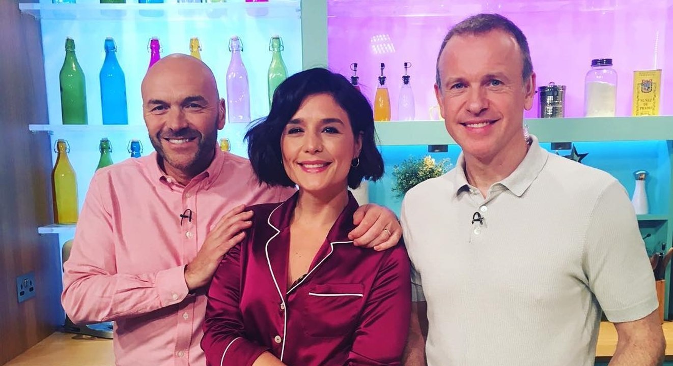 Jessie Ware cooked Carrot & Quinoa Cakes at Sunday Brunch