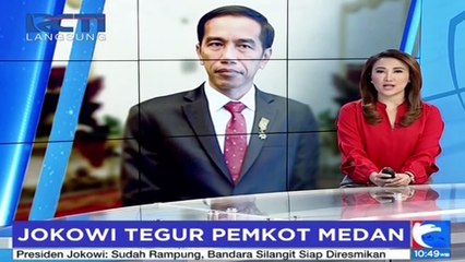 Jokowi Tinjau Jalan Rusak dan Tegur Pemkot Medan
