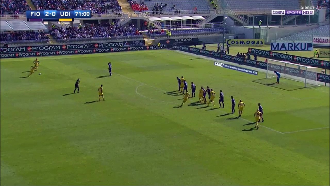Samir Goal vs Fiorentina (2-1)