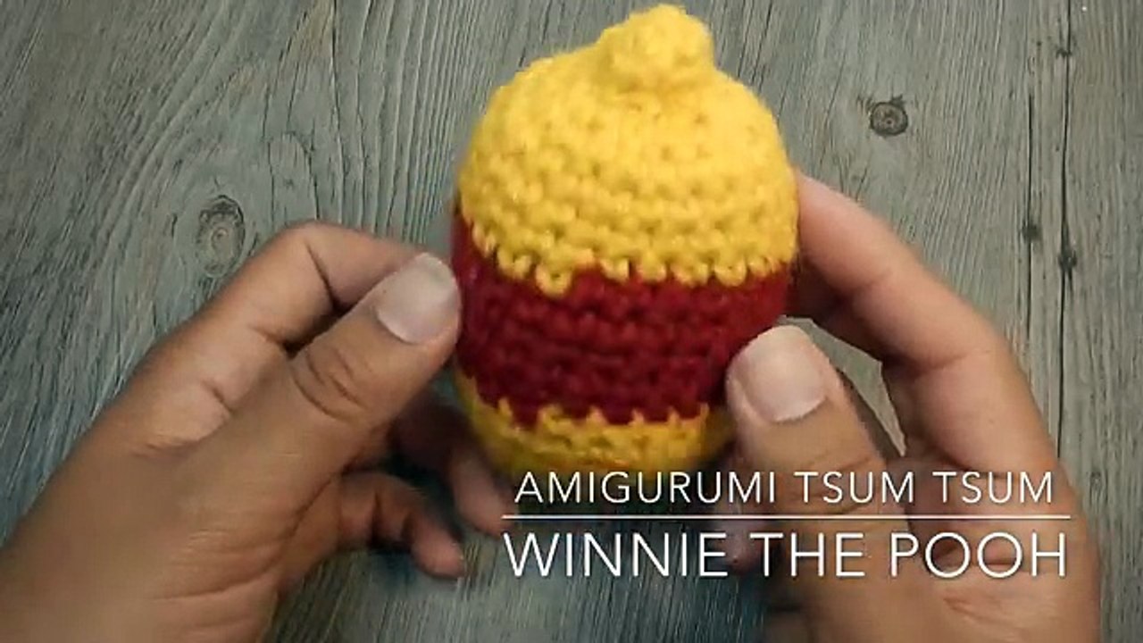 Crochet Winnie The Pooh Tsum Tsum Amigurumi Tutorial