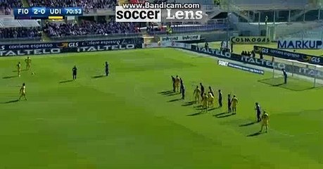 Fiorentina - Udinese 2-1 Gol HD Samir 72' minuto - 15/10/2017
