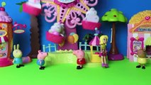 Peppa Pig George com medo da roda gigante assustadora! Peppa Portugues Completo DisneyKids Brasil