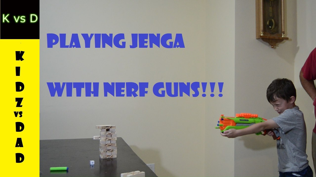 Nerf War Jenga