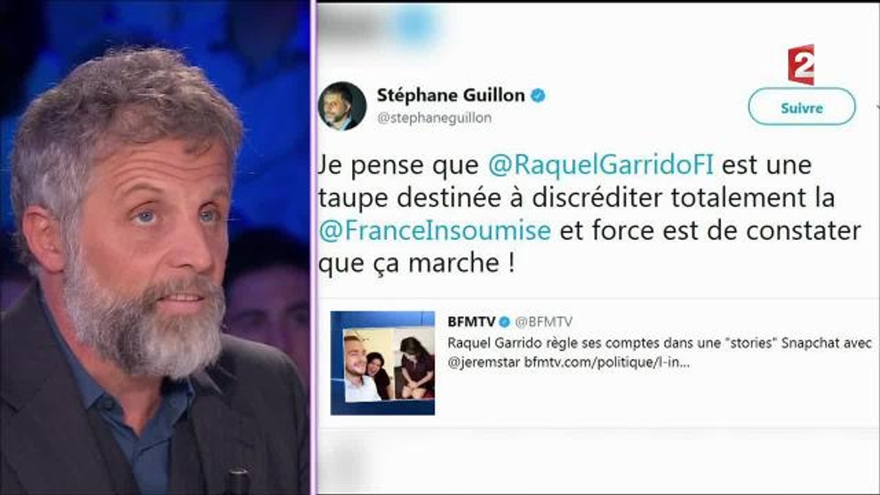 ONPC : pour Stéphane Guillon, Raquel Garrido est une "taupe"