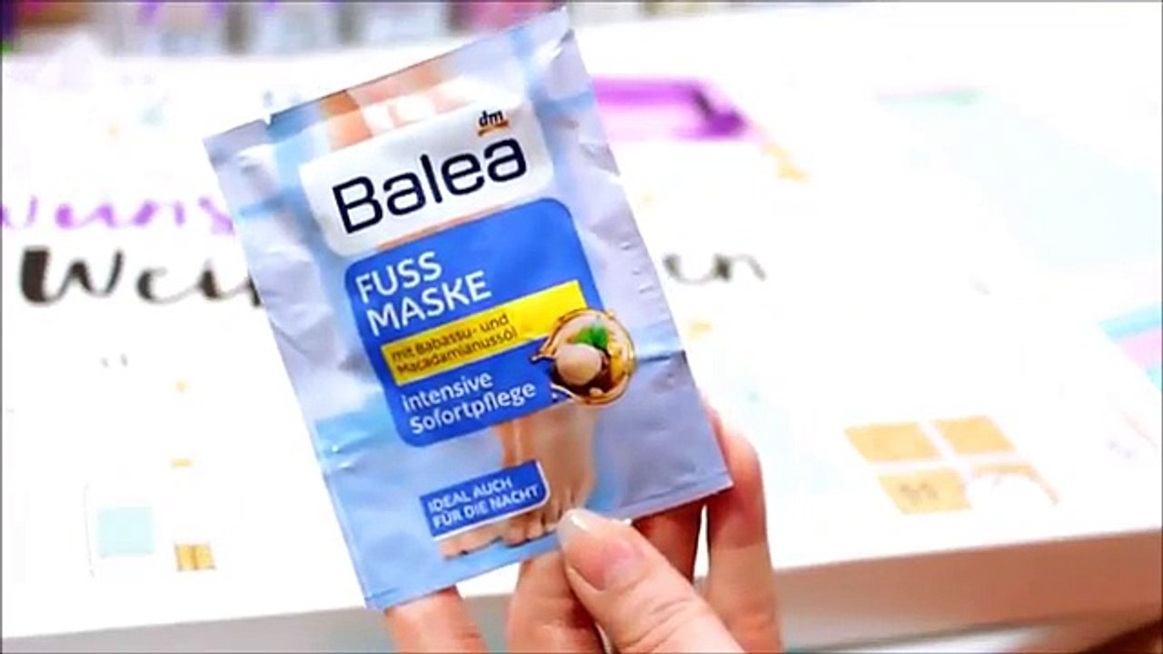 Balea Adventskalender | 24 Adventskalender Türchen auspacken | 9999 Dinge