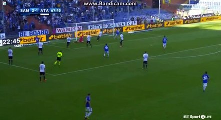 Karol Linetty Goal HD - Sampdoria	3-1	Atalanta 15.10.2017