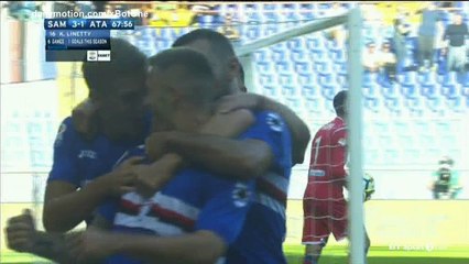 Karol Linetty Goal HD - Sampdoria 3 - 1 Atalanta - 15.10.2017 (Full Replay)