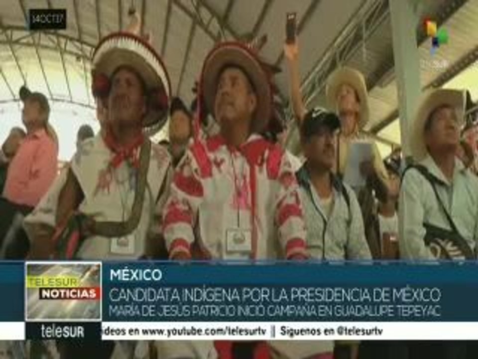 México: Primera candidata indígena a la presidencia inicia campaña