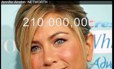 Jennifer Ainston vs Shakira Who is younger and richer?