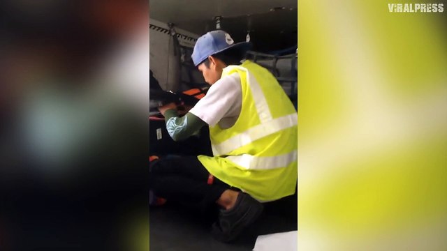 Baggage Handler Filmed Stealing From Luggage On JetStar Plane