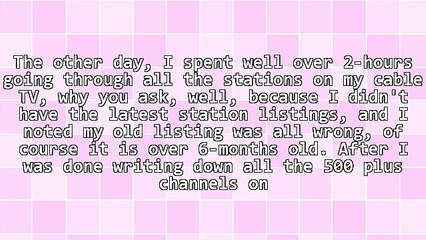 Cable TV Channels Are Really Wasting The Time of the Consumer - New Idea