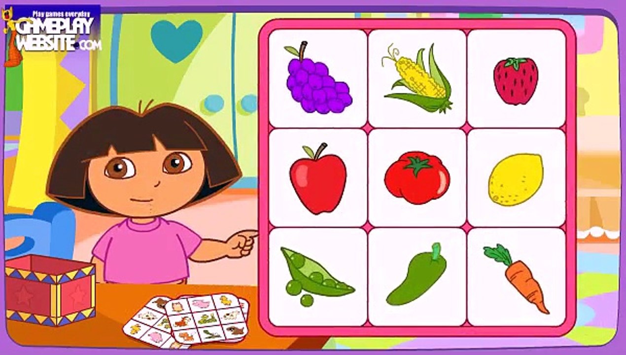 Doras Say it Two Ways Bingo Matching Online Game – Baby Girl Games