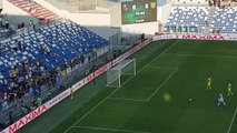 Sassuolo-Chievo 0-0, il saluto dei giocatori del Chievo ai tifosi a fine gara