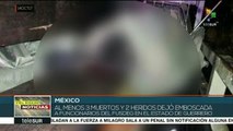 México: 3 muertos y 2 heridos deja emboscada contra funcionarios
