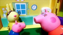 Pig George e Família Peppa Pig episódios-Espuma pela casa Peppa com catapora George na roda gigante