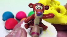 Learn Colours with Play Doh Pokeballs Pokemon Go Surprise Toys Super Mario Yoshi Winnie The Pooh