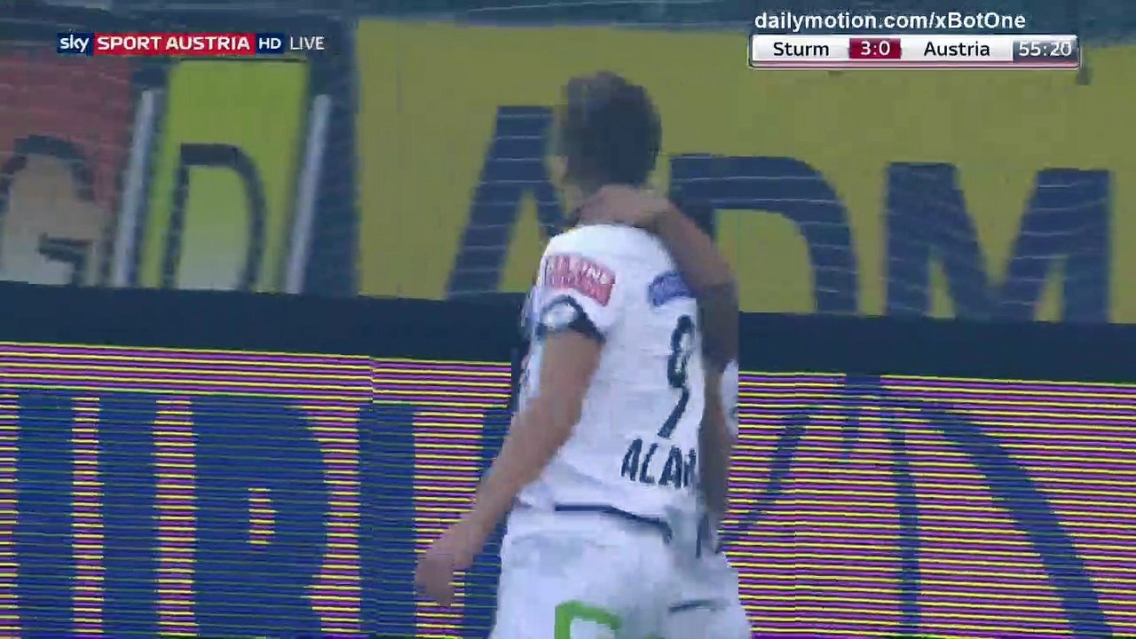 Deni Alar second Goal HD - Sturm Graz 3 - 0 Austria Vienna - 15.10.2017 (Full Replay)