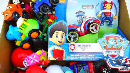 Box Full of Toys | Paw Patrol Cars Figures Vehicles Cars Disney toys, Action Figures, Transformers 8