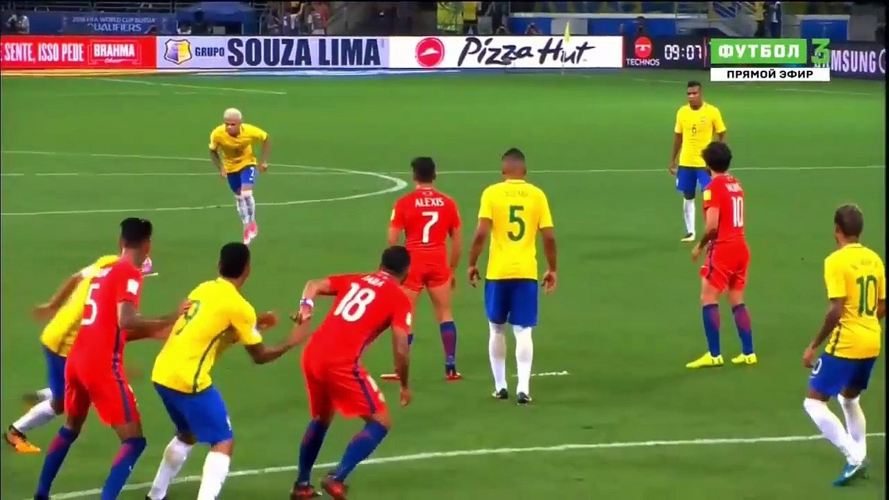 BRAZIL vs CHILE 3-0 || All Goals & Highlights || World Cup Qualifiers - 10 October 2017