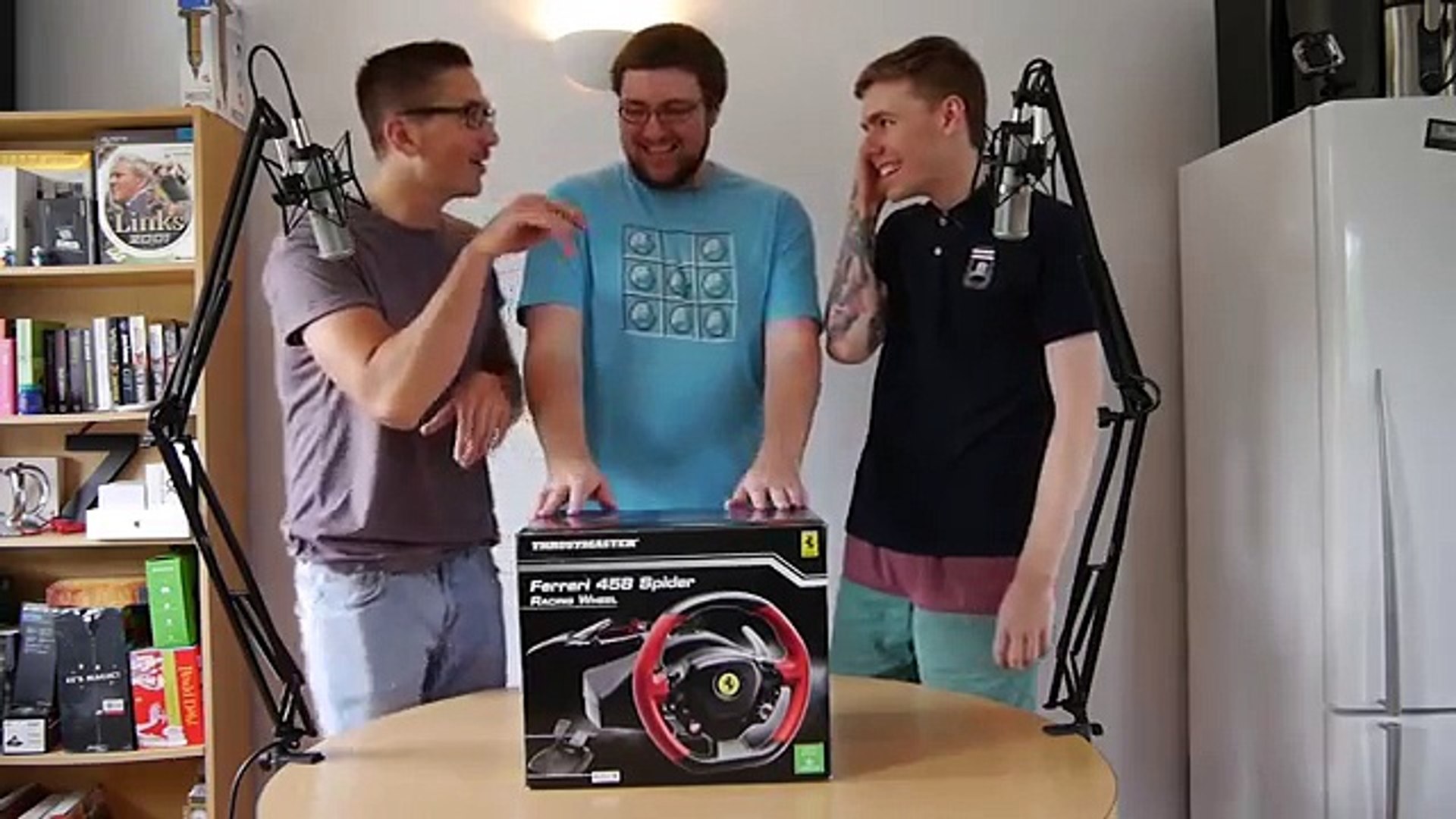 Thrustmaster Ferrari 458 Spider Racing Wheel Unboxing Works With Project Cars On Xbox One