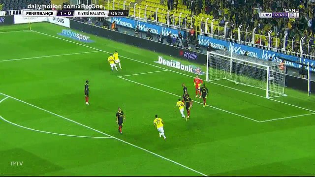 Giuliano Goal HD - Fenerbahce 2 - 0 Yeni Malatyaspor - 15.10.2017 (Full Replay)