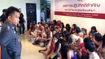 Fifty Thai Ladyboys Taken To Police Station In Crime Crackdown