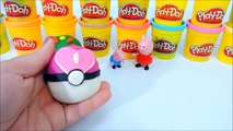 Massinha de Modelar Play-doh Fazendo POKÉBOLAS POKÉMON GO para Familia Peppa Pig!!!