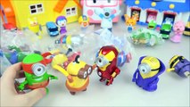 Minions toys & Play-doh, McDonalds & playdough toys with Pororo Tayo