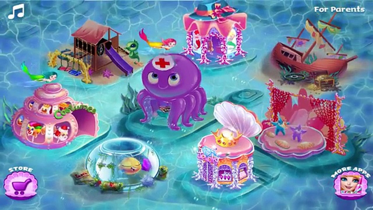 Disney Mermaid Princess - Beautiful Mermaid Fun Playing Activity - Kids Fun Princess Games