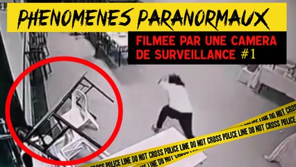 Poltergeist dans un hotel filmé par une caméra de surveillance