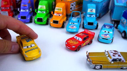 DISNEY CARS 3 HAULERS CRUZ RACES FOR DINOCO CAL WEATHERS FIRED! FLORIDA 500 PISTON CUP RACE FUNNY!